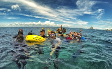 Many Enthusiastic Freedivers in Cebu